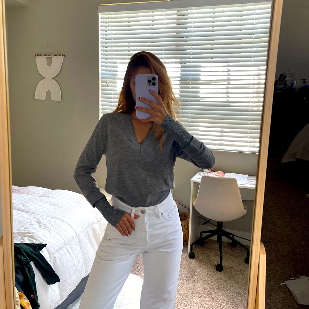 New grey sweater